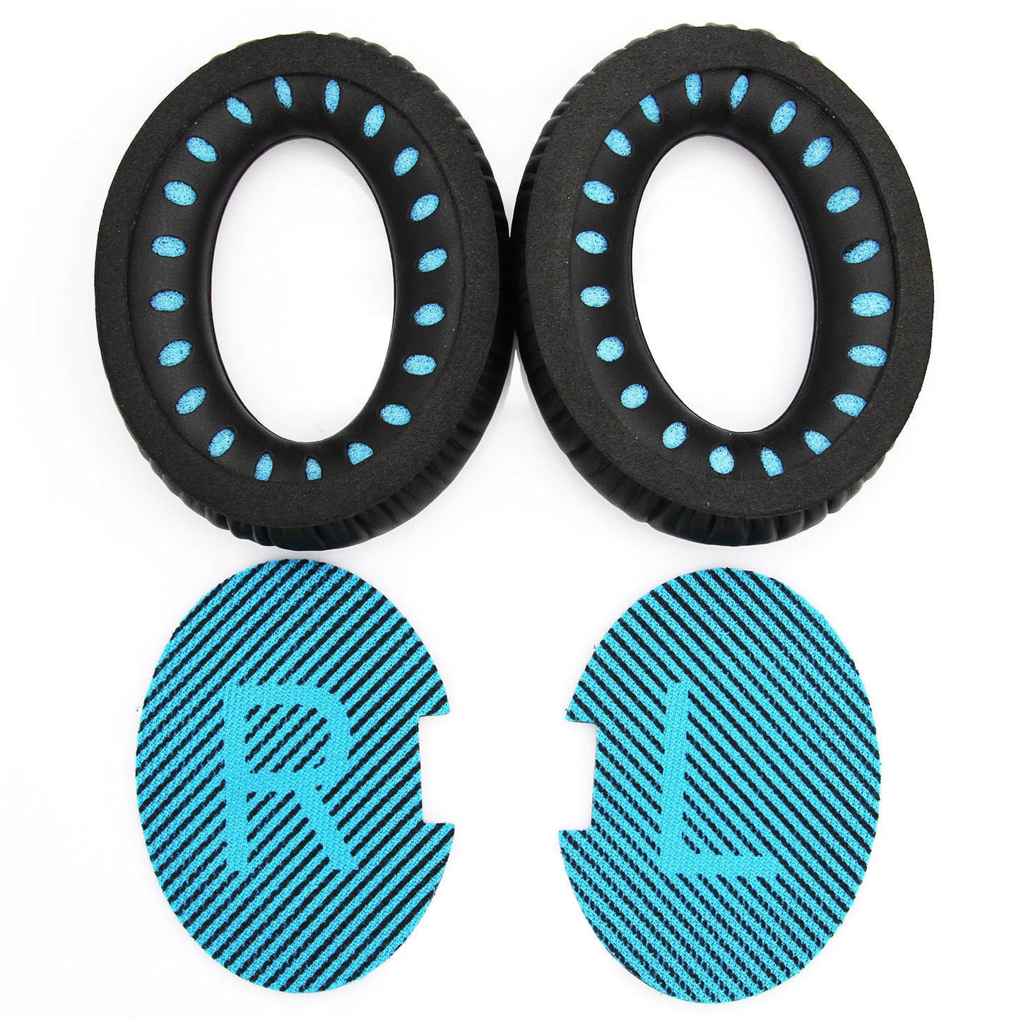 JZF-63 1 Pair for Bose QC35 QC25 Quiet Comfort 1 Headphone Replacement Earpads Ear Cushion Cover Headphone Ear Cover - Black