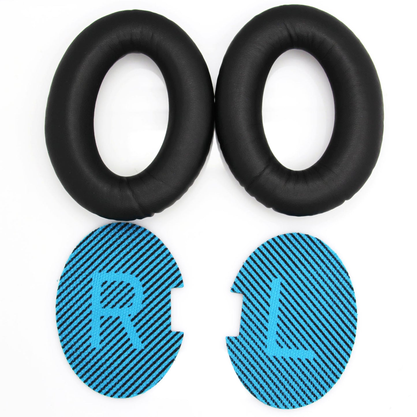 JZF-63 1 Pair for Bose QC35 QC25 Quiet Comfort 1 Headphone Replacement Earpads Ear Cushion Cover Headphone Ear Cover - Black