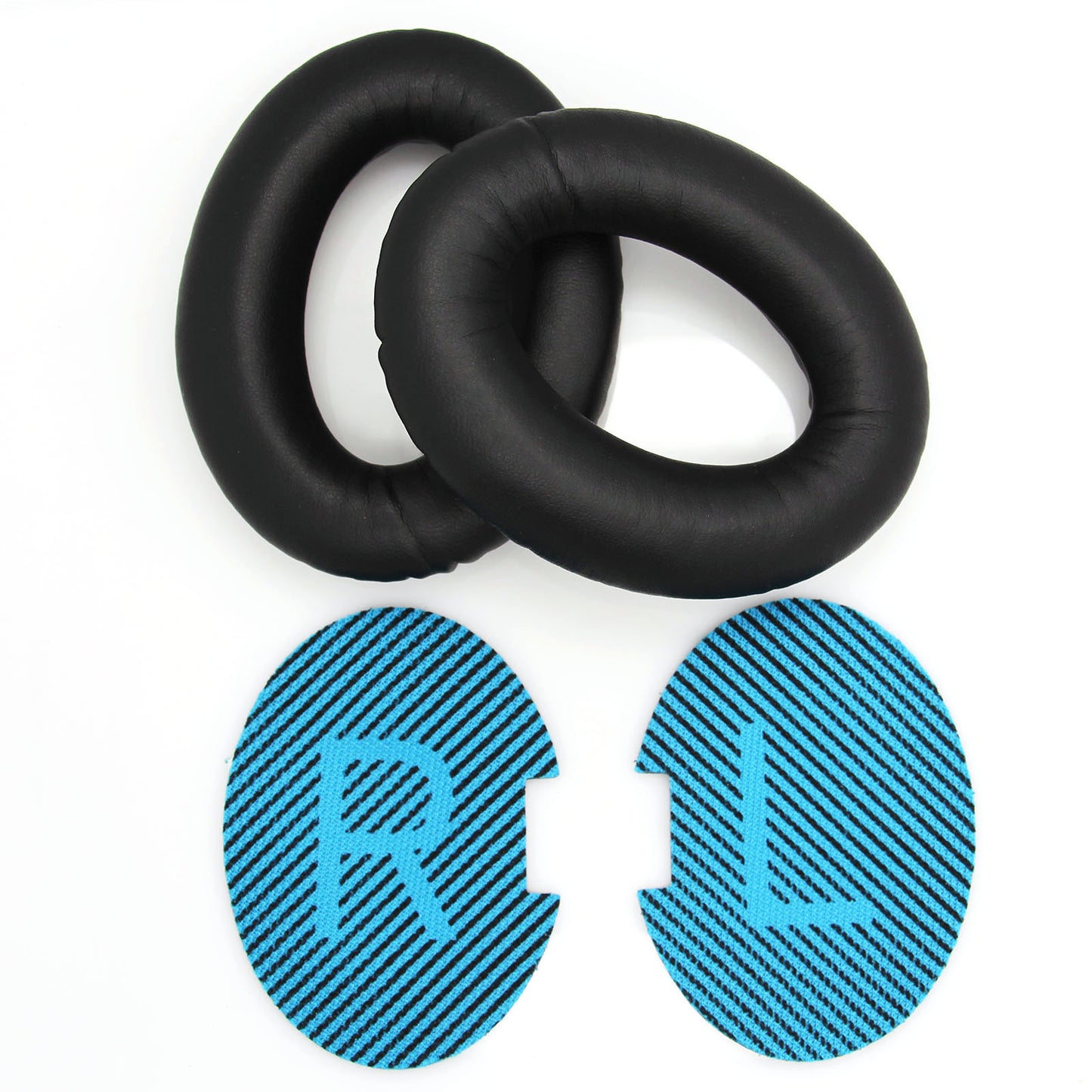 JZF-63 1 Pair for Bose QC35 QC25 Quiet Comfort 1 Headphone Replacement Earpads Ear Cushion Cover Headphone Ear Cover - Black