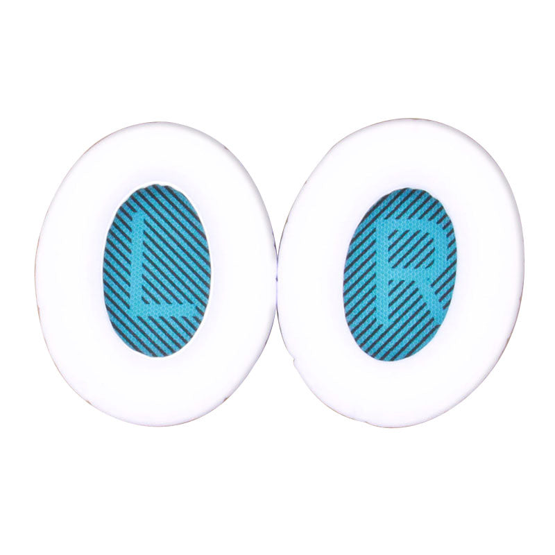 JZF-63 1 Pair for Bose QC35 QC25 Quiet Comfort 1 Headphone Replacement Earpads Ear Cushion Cover Headphone Ear Cover - White