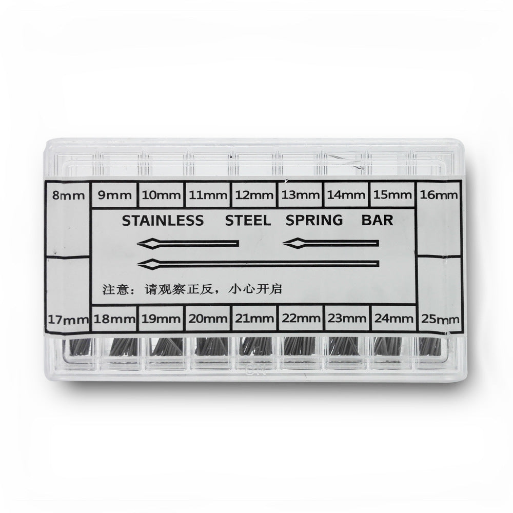 360PCS Stainless Steel Watch Band Solid Spring Bars Set - Arrow, 8-25mm