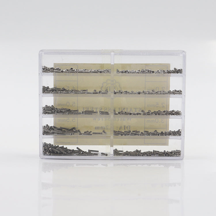 10 Models Stainless Steel Watch Screws Set