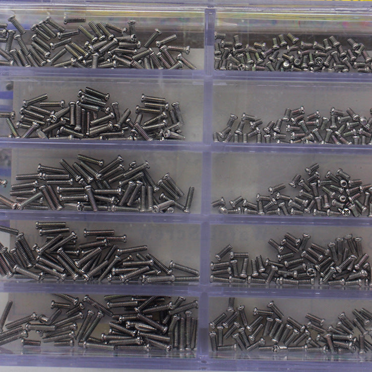 10 Models Stainless Steel Watch Screws Set