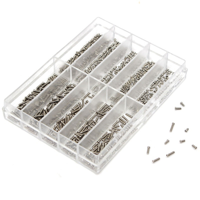 10 Models Stainless Steel Watch Screws Set