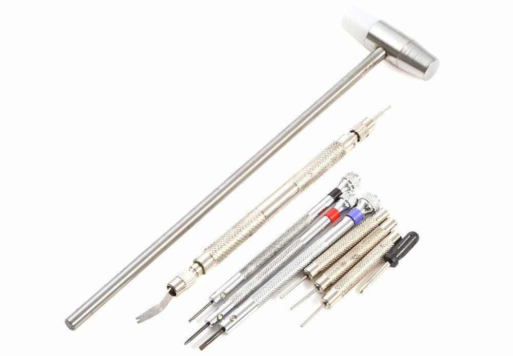 20 Pieces Watch Repairing Tool Kit with Storage Box