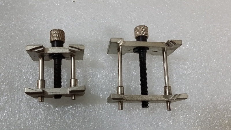 2 Pieces Steel Watch Movement Holder Set