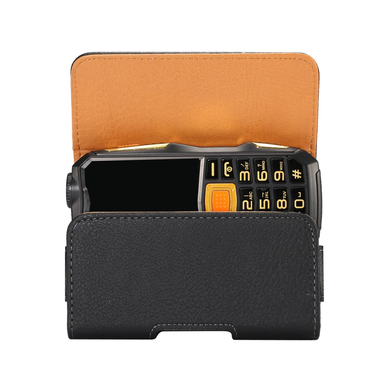 Horizontal Lychee Leather Holster Case with Belt Clip for iPhone SE / Nokia 215 / Gionee W909, Size: 13 x 6.6 x 2.2CM