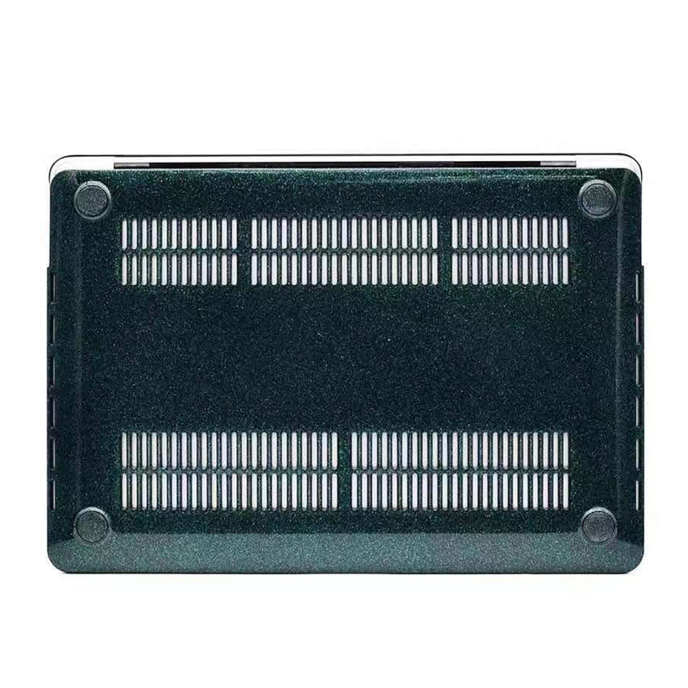 Glittery Surface Ultra-thin PC Laptop Protective Case Notebook Shell Cover for MacBook Pro 13-inch (2016) A1708/A1706/A1989/A2159/A2251/A2289/A233 - Blue