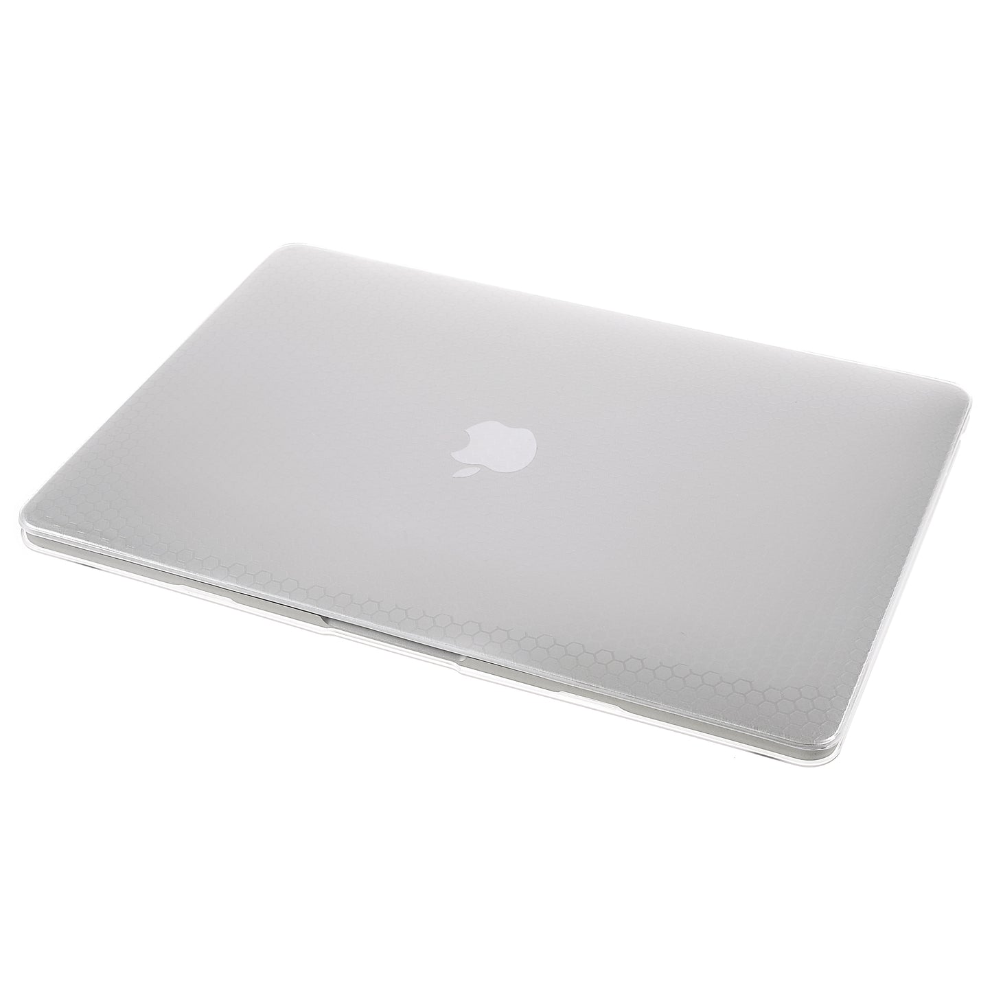 Honeycomb Texture Ultra-thin Laptop Protective Case Hard PC Notebook Shell Cover for MacBook Air 13.3-inch (A1369/A1466) - Transparent