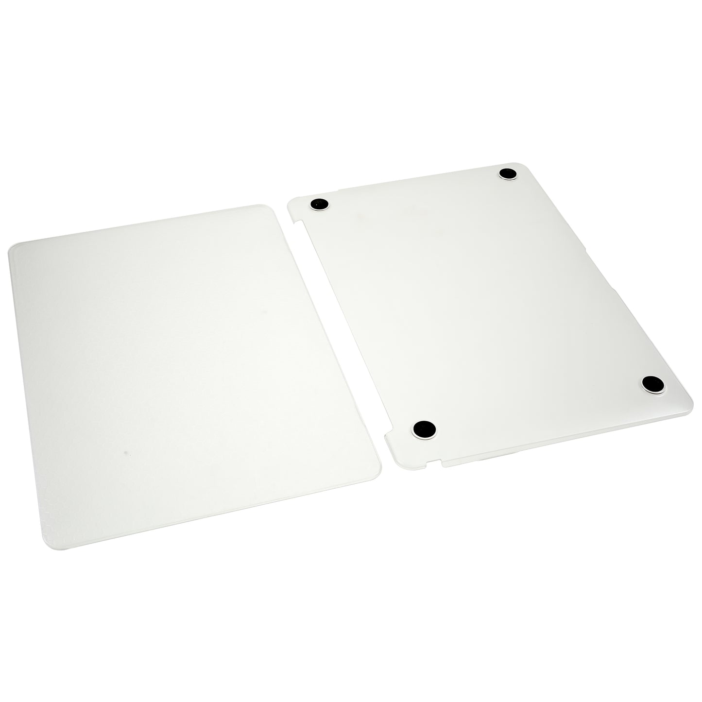 Honeycomb Texture Ultra-thin Laptop Protective Case Hard PC Notebook Shell Cover for MacBook Air 13.3-inch (A1369/A1466) - Transparent