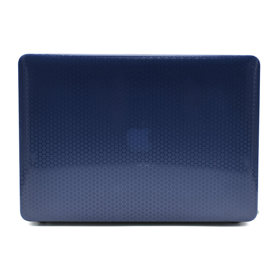 Honeycomb Texture PC Protective Cover Ultra-thin Laptop Case for MacBook Air 13.3-inch with Retina Display A2179 (2020)/A1932/A2337 - Blue