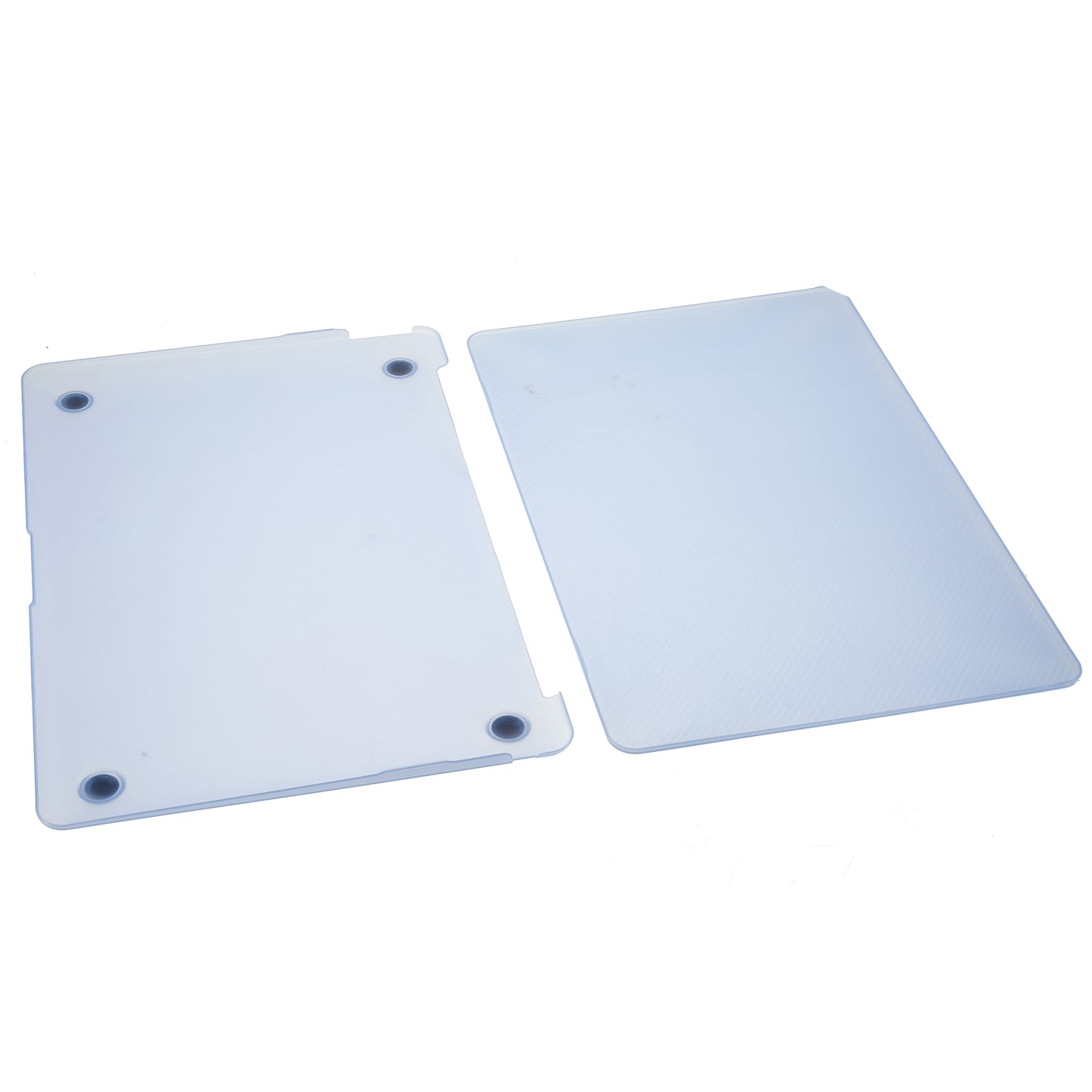 Carbon Fiber Texture Laptop Case Full Protection PC Shell for MacBook Air 13.3-inch (A1369/A1466) - Baby Blue