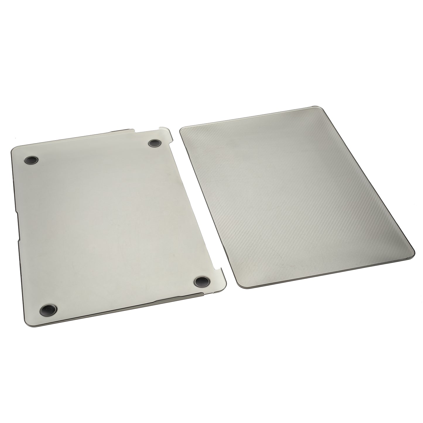 Carbon Fiber Texture Laptop Case Full Protection PC Shell for MacBook Air 13.3-inch (A1369/A1466) - Black