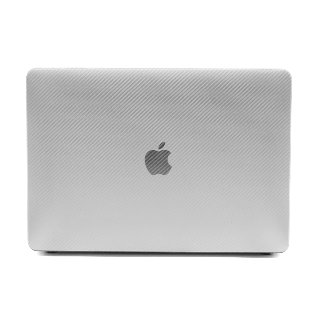 Carbon Fiber Texture PC Notebook Cover Laptop Case for MacBook Pro 13-inch A1708/A1706/A1989/A2159/A2251/A2289/A2338 - Transparent