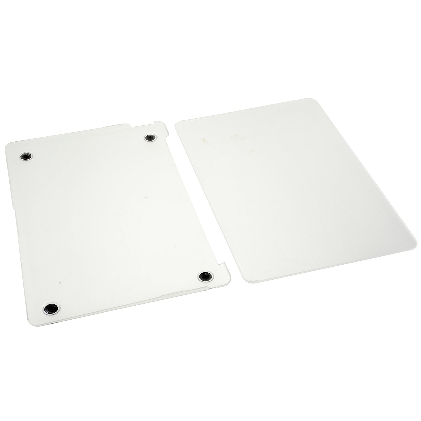 Carbon Fiber Texture Front and Back PC Laptop Protector Case for MacBook Air 13.3-inch with Retina Display A2179 (2020)/A1932/A2337 - Transparent