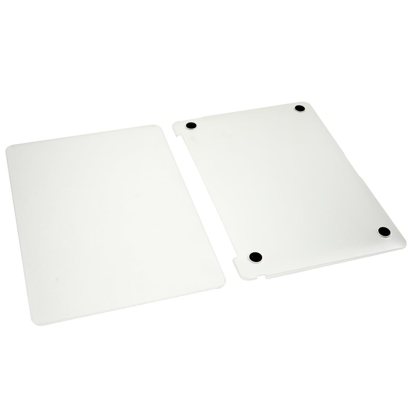 Carbon Fiber Texture Front and Back PC Laptop Protector Case for MacBook Air 13.3-inch with Retina Display A2179 (2020)/A1932/A2337 - Transparent