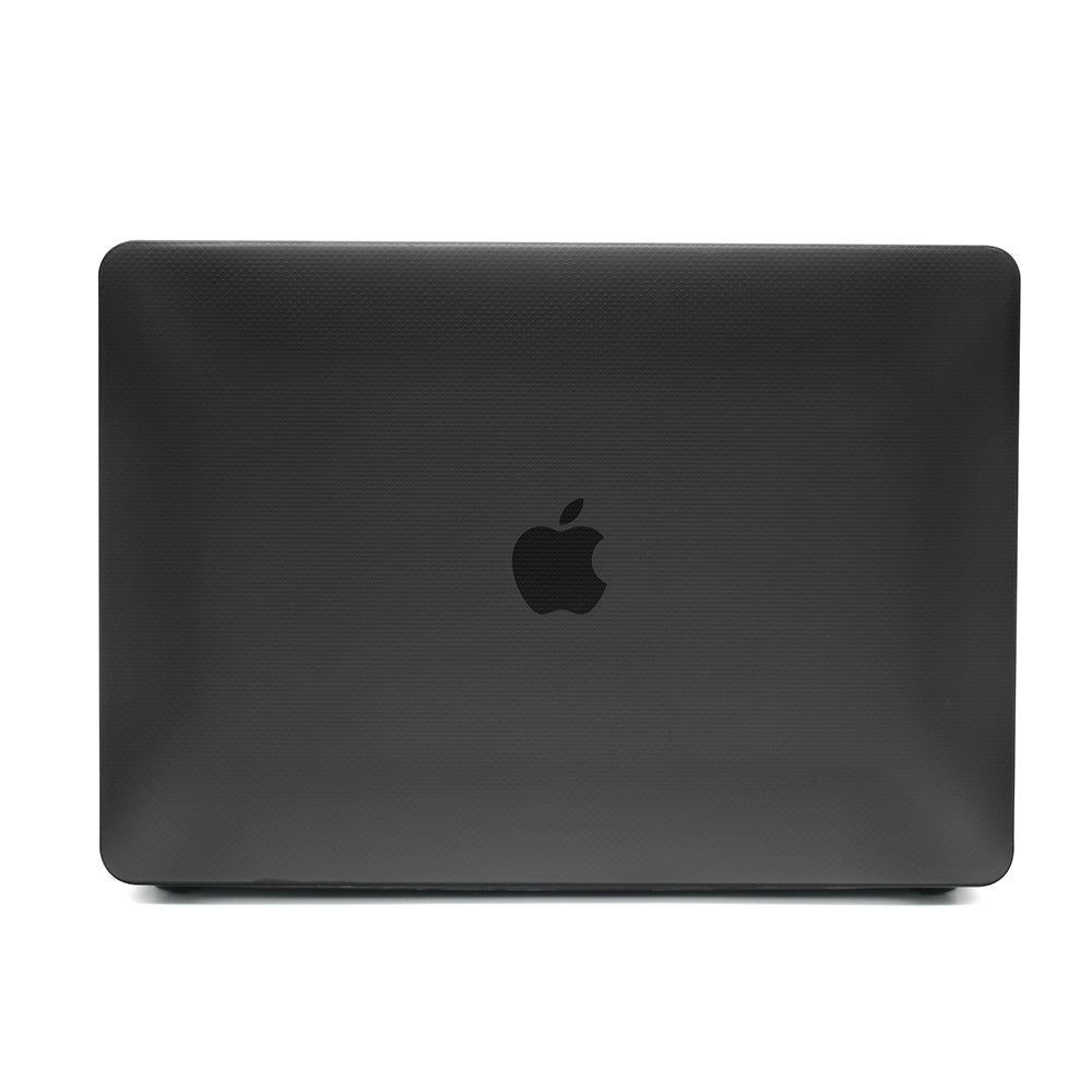 Dots Pattern PC Shell Front and Back Slim Laptop Protective Case for MacBook Air 13.3-inch (A1369/A1466) - Black