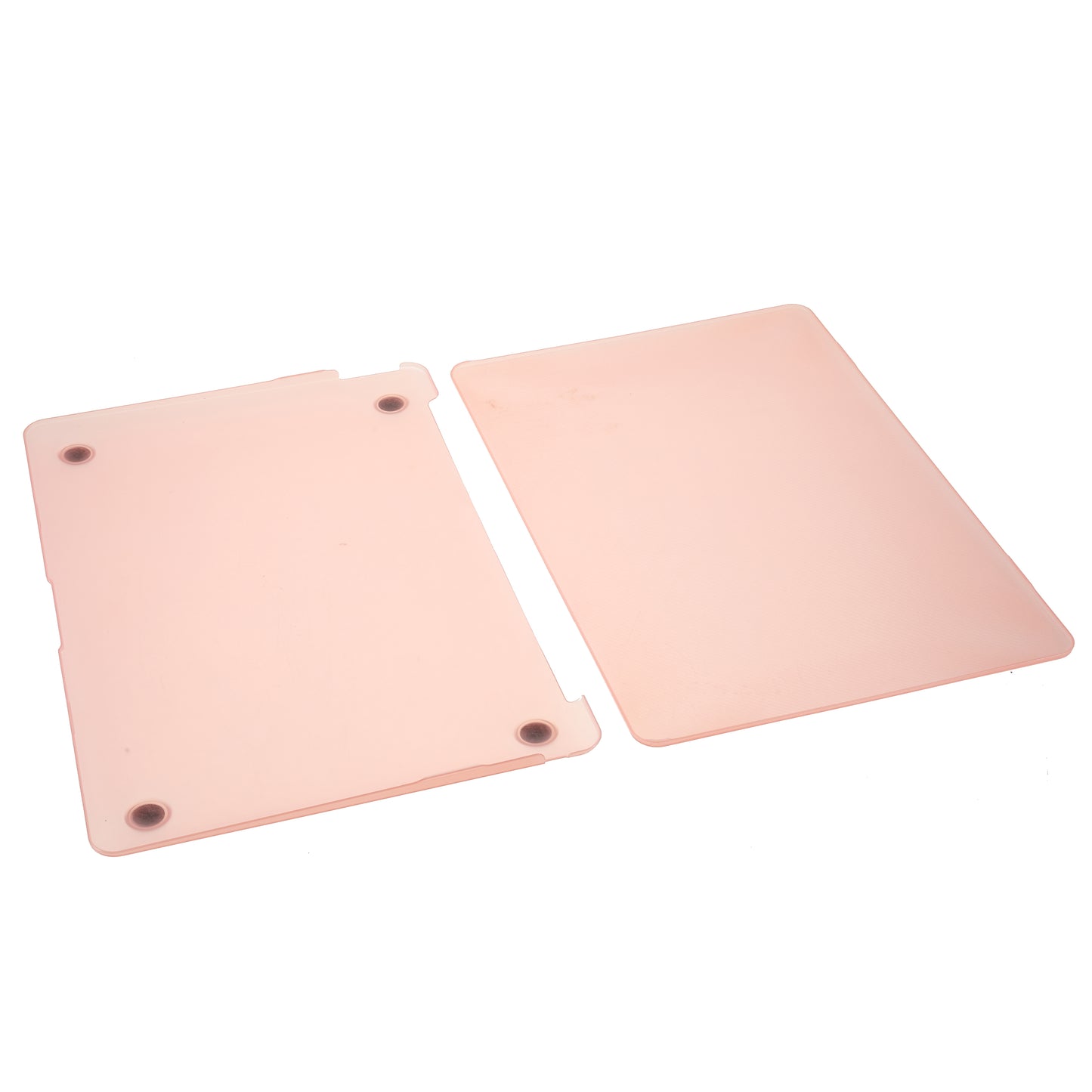 Dots Pattern PC Shell Front and Back Slim Laptop Protective Case for MacBook Air 13.3-inch (A1369/A1466) - Pink