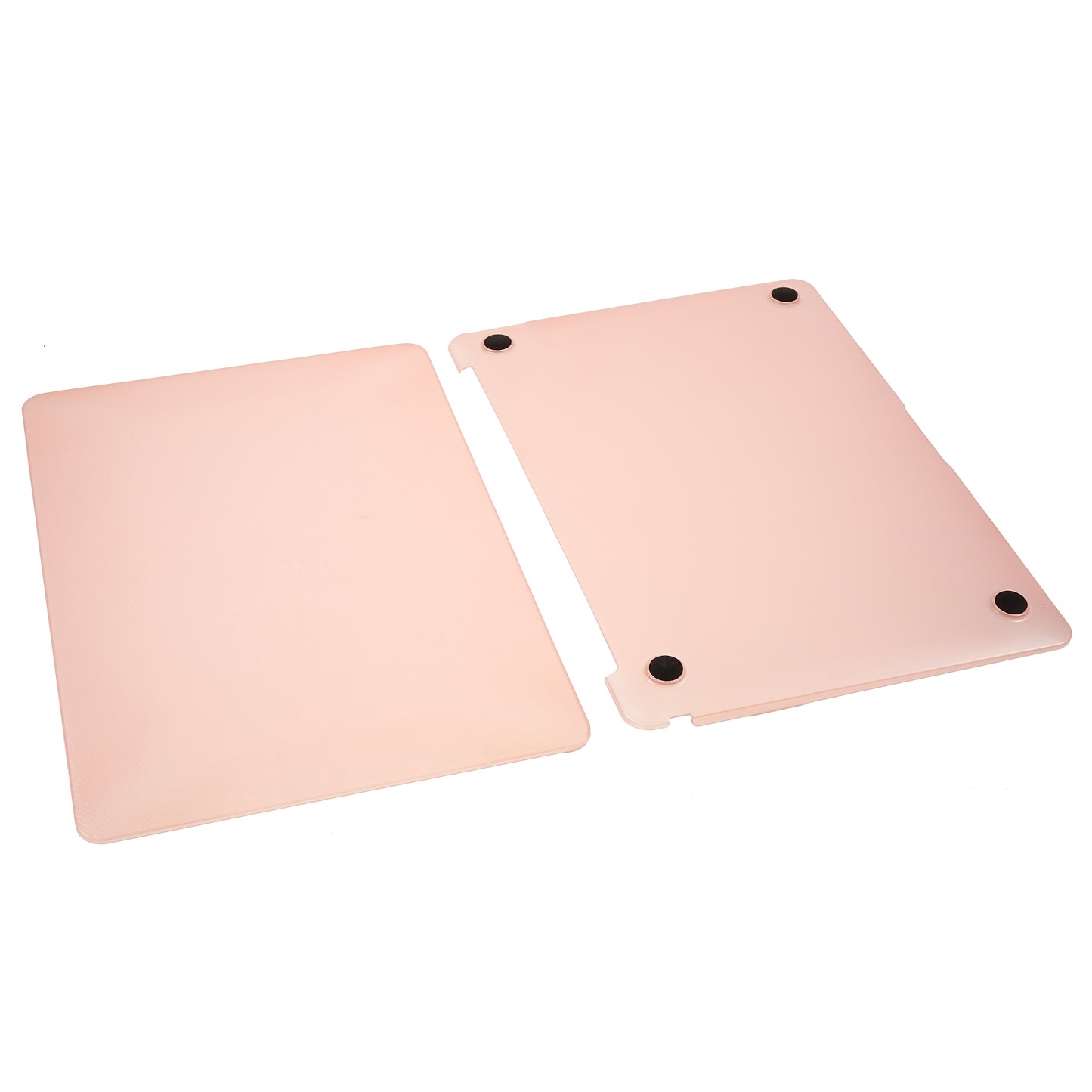 Dots Pattern PC Shell Front and Back Slim Laptop Protective Case for MacBook Air 13.3-inch (A1369/A1466) - Pink
