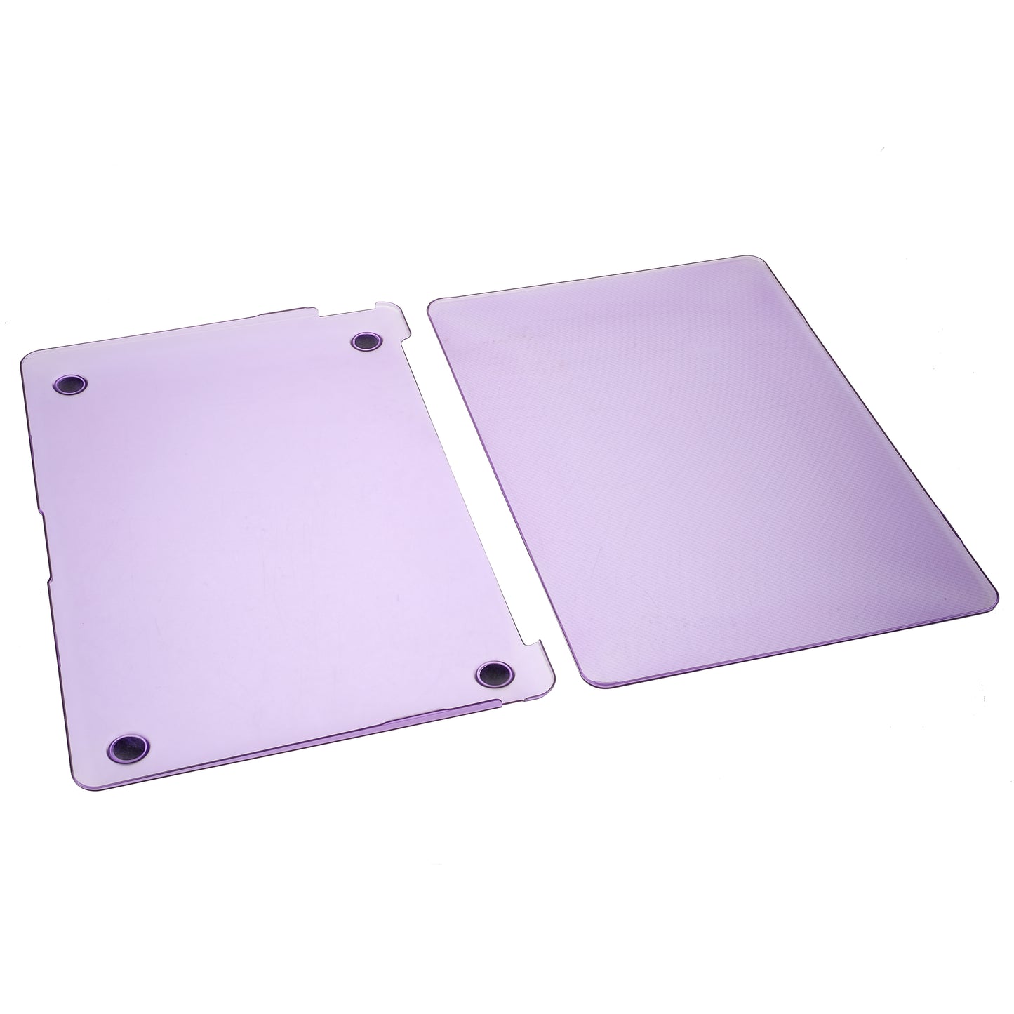 Dots Pattern PC Shell Front and Back Slim Laptop Protective Case for MacBook Air 13.3-inch (A1369/A1466) - Purple
