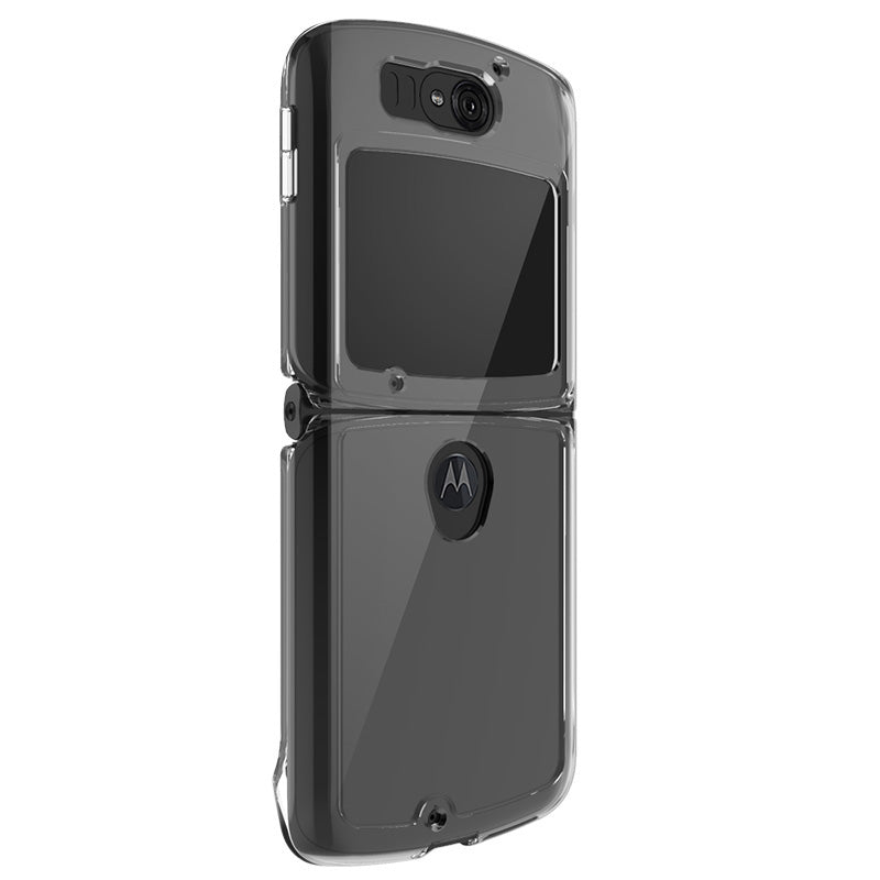 IMAK UX-9 Series for Motorola Razr 5G Anti-drop Soft TPU Acrylic Hybrid Case - Transparent