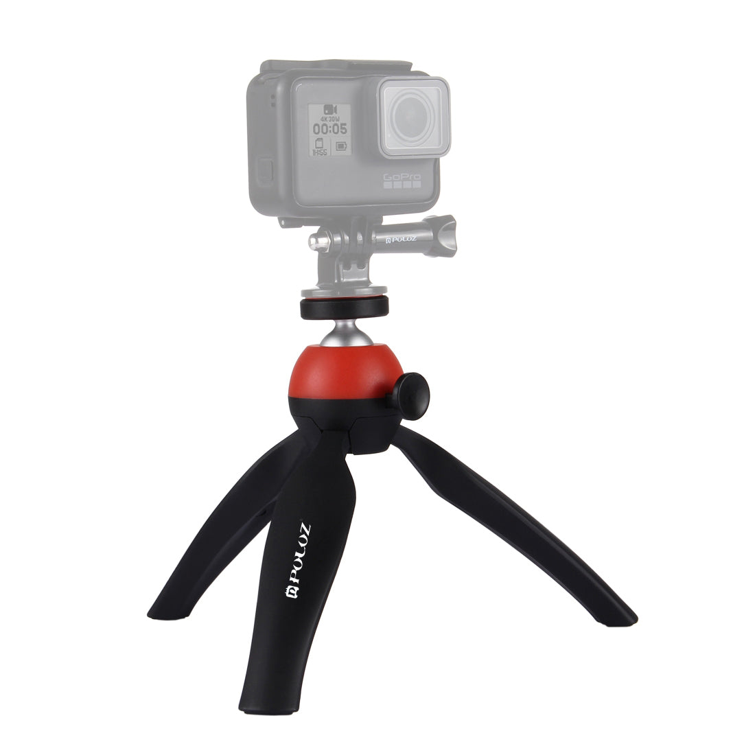 PULUZ PU365 Mini Camera Phone Tripod with Phone Clip - Red