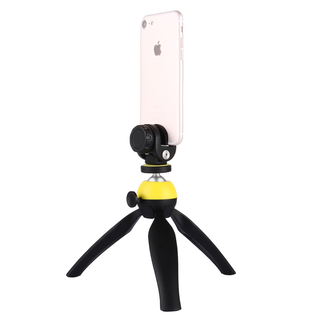 PULUZ PU365 Mini Camera Phone Tripod with Phone Clip - Yellow