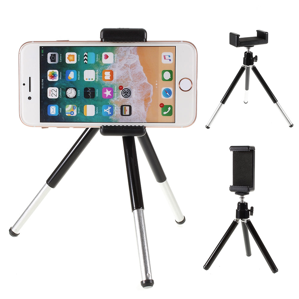 Portable and Extendable Mini Selfie Stick with Tripod Desktop Mount Phone Holder