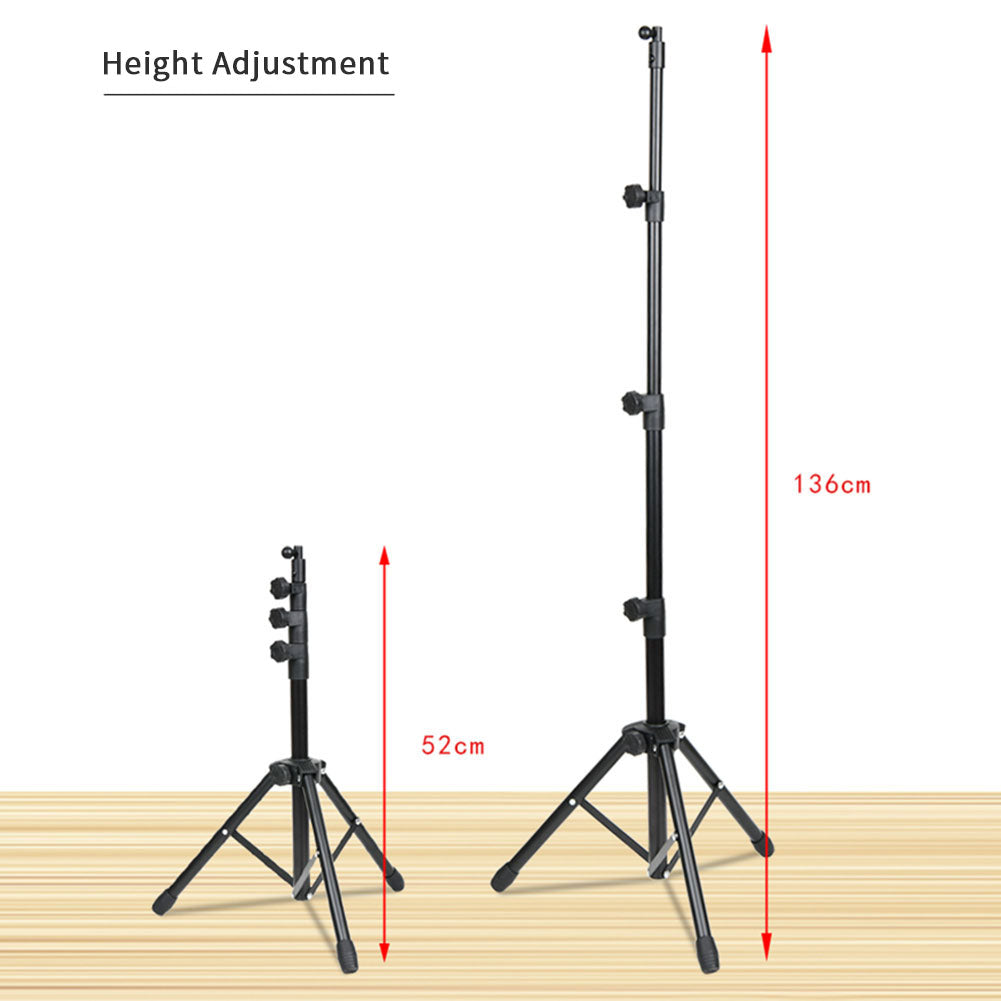Retractable Adjustable Live Broadcast Mobile Phone Tablet Selfie Stick Tripod
