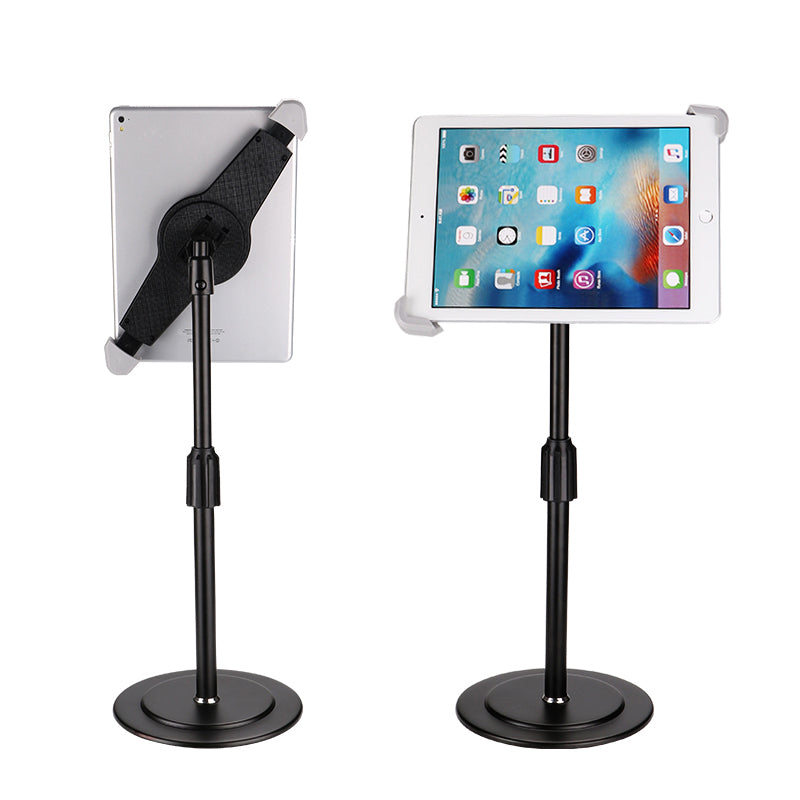 Tablet Tripod Foldable Stand Diagonal Retractable Desktop Stand for 9~14.5-inch Tablet