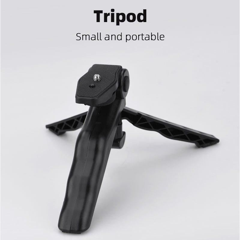 Mobile Phone Holder + Desktop Tripod with 1/4inch Screw for Vlog Shooting