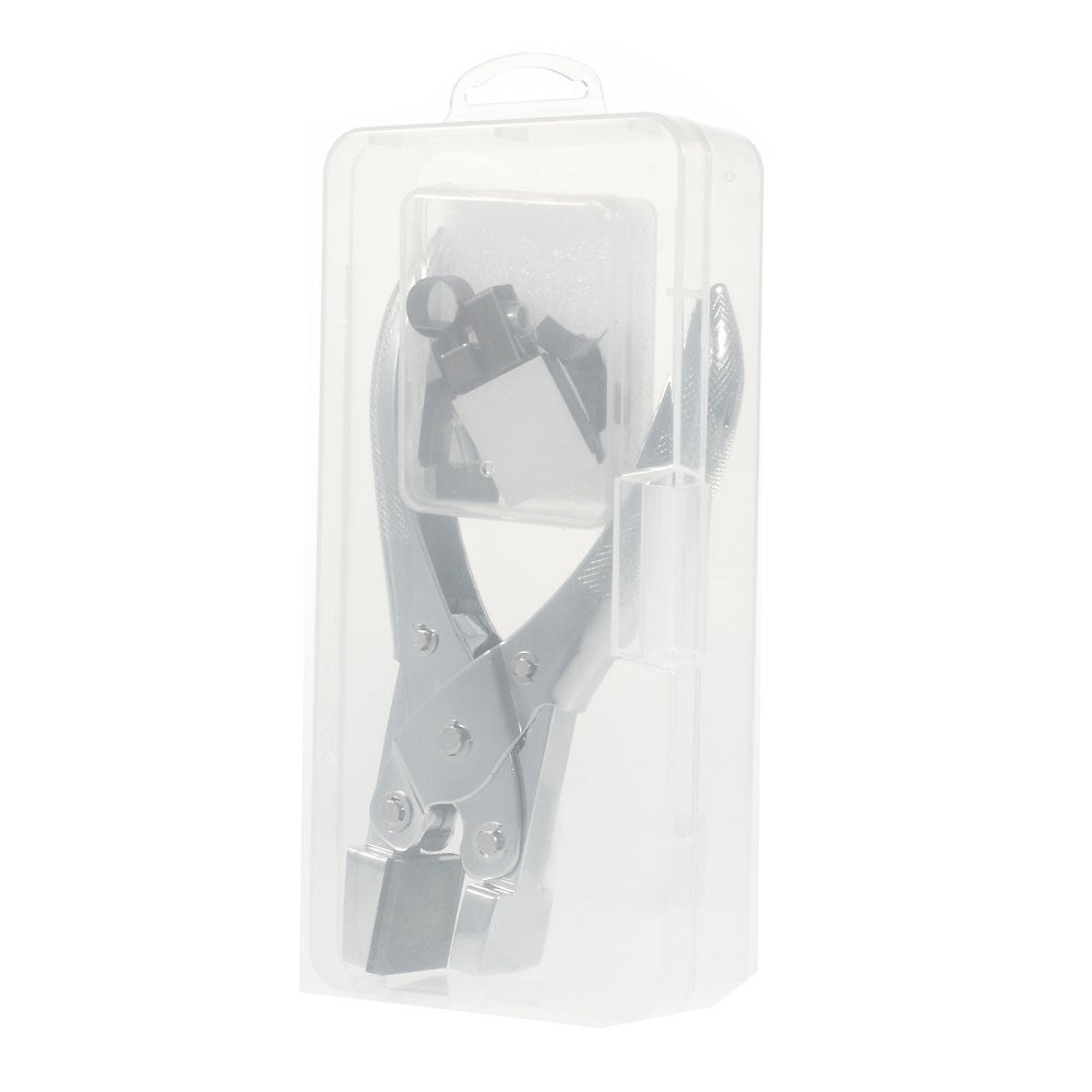 Universal Hole Punch Tool Kit w/ Plier for Phone Leather Case