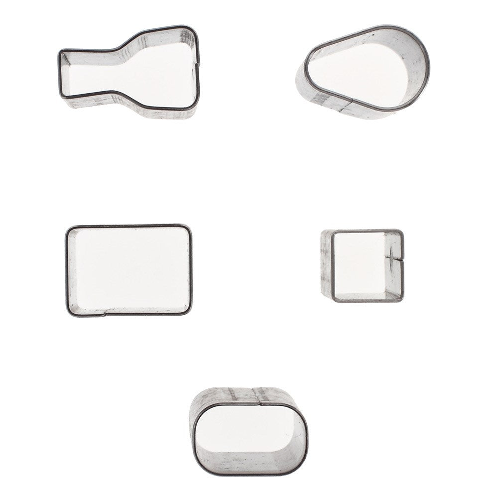 19Pcs/Set Manual Phone Leather Case Opening Hole Punch Metal Tool with Hammer