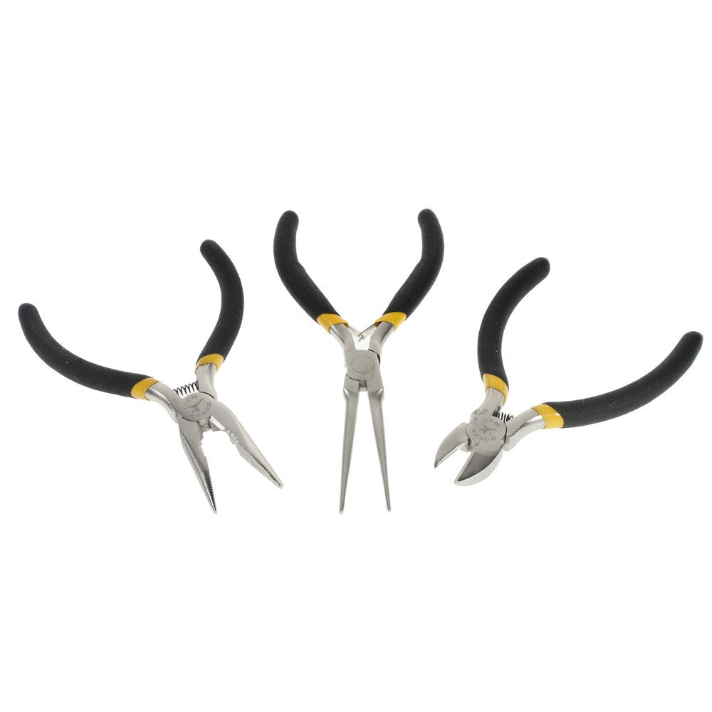 Pliers Tweezers Scissors Jewellery DIY Making Tool Set