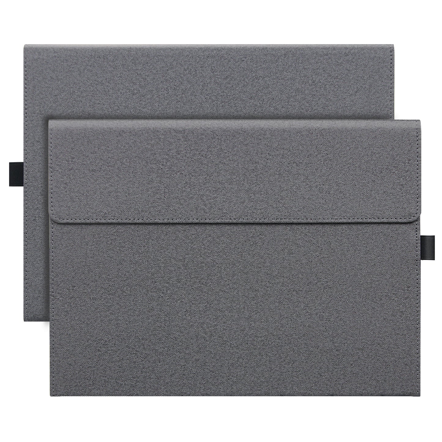 Cloth Texture TPU + Microfiber Leather Folio Flip Laptop Notebook Protective Case with Stand for Microsoft Surface Pro X