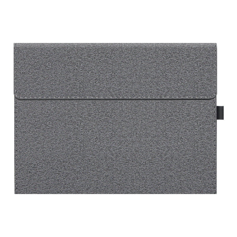 Folio Flip Cloth Texture TPU + Microfiber Leather Laptop Notebook Bag Protective Case with Stand for Microsoft Surface Pro 8