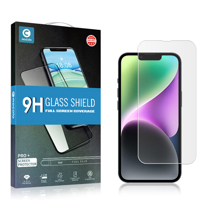 MOCOLO For iPhone 15 Plus Phone Screen Protector Anti-explosion Tempered Glass HD Clear Film