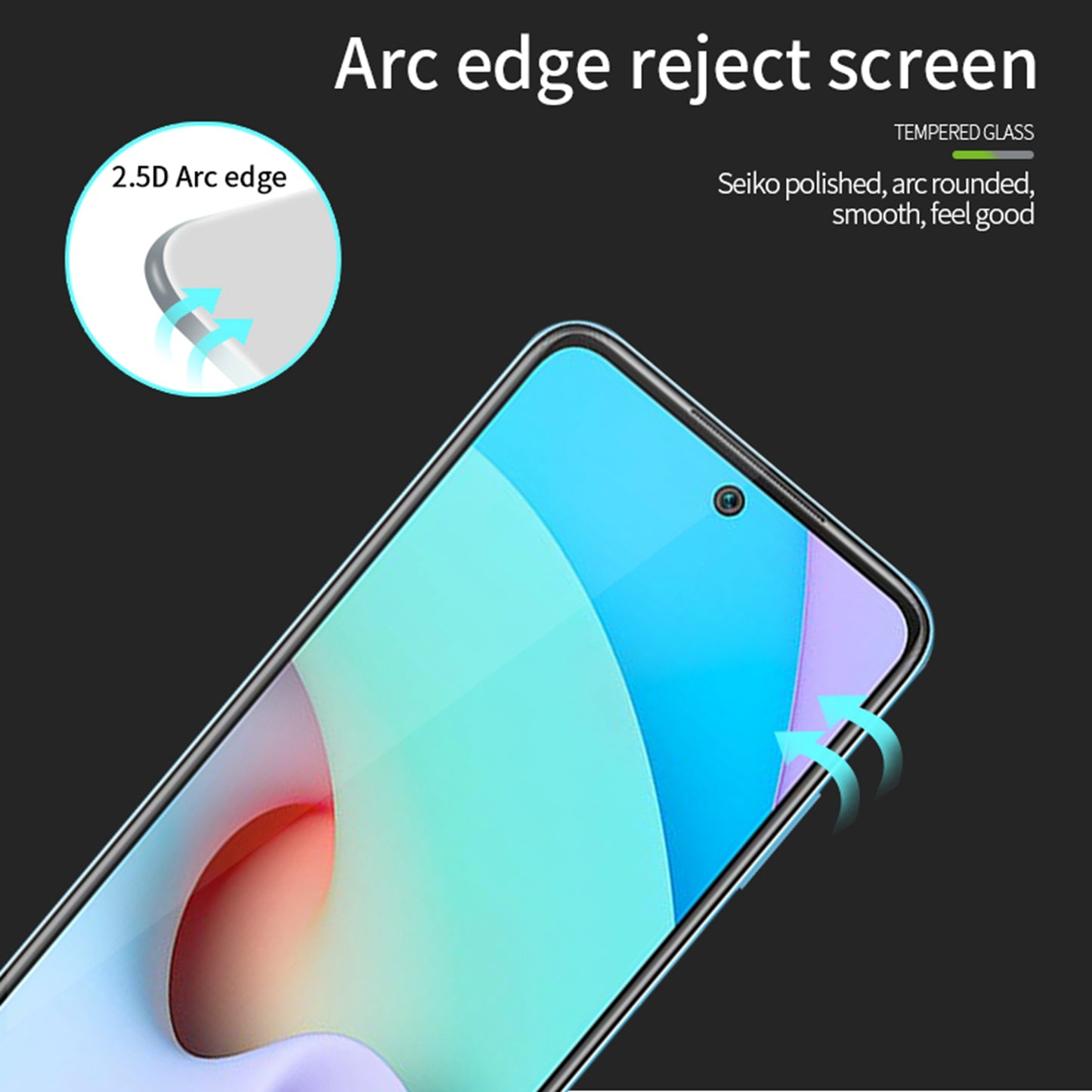 PINWUYO For Xiaomi Redmi Note 12R Pro 5G JK Tempered Glass Film Series-2 Full Cover High Aluminum-silicon Glass Phone Screen Protector