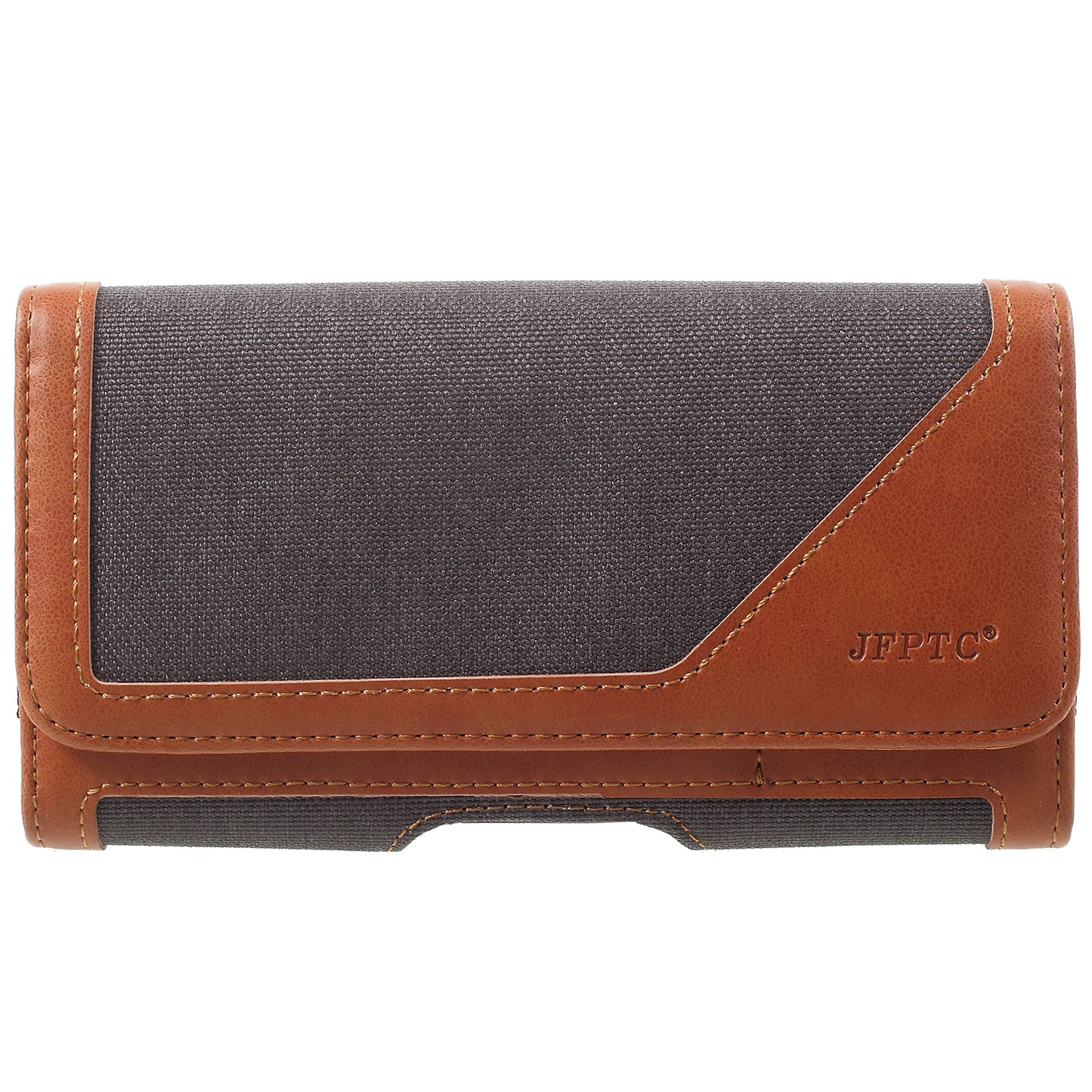 Leather Belt Clip Holster Pouch Case for iPhone 8 7 4.7 / Samsung Galaxy A3 (2017) Smartphone - Black