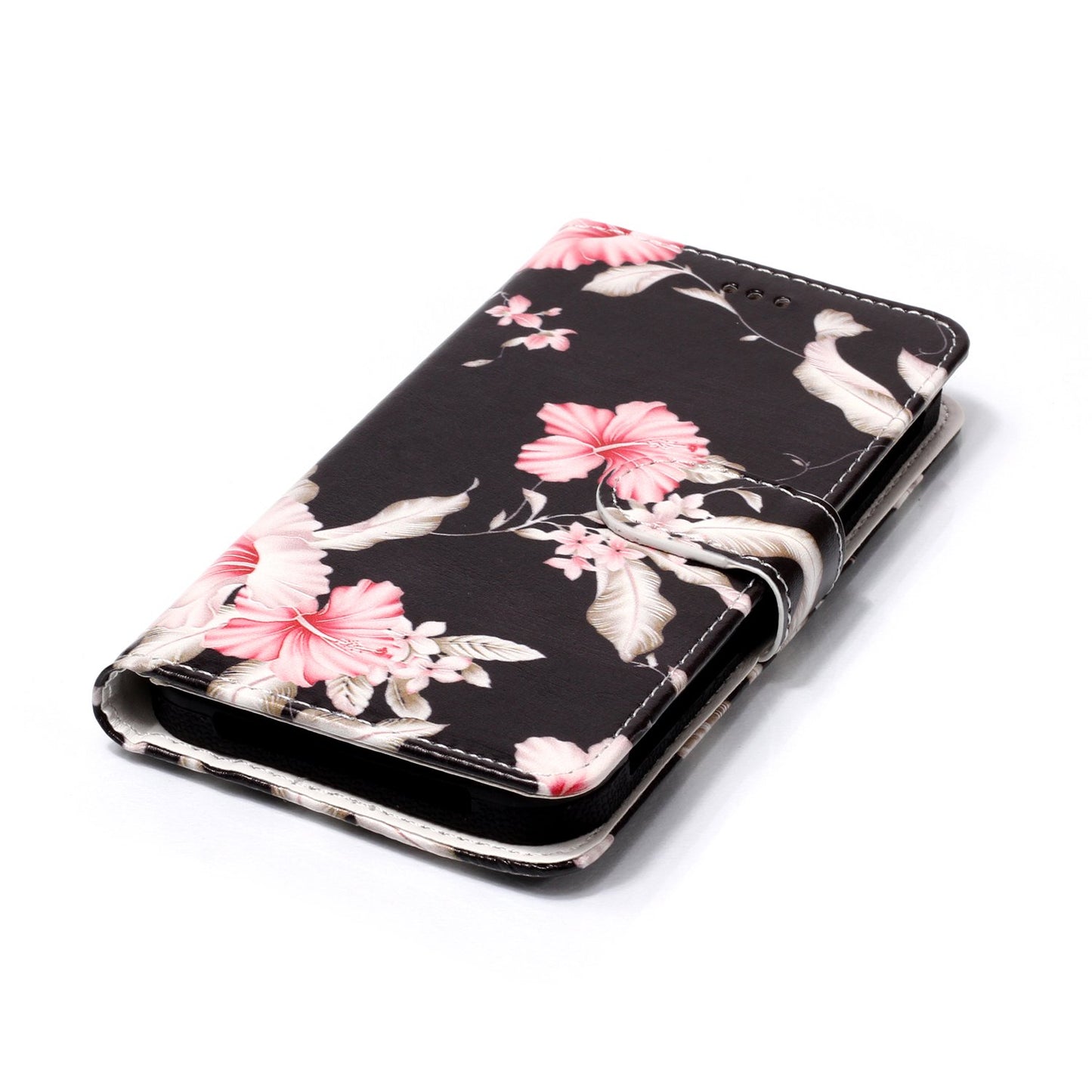 Azalea Flower - Universal Pattern Printing Leather Wallet Mobile Phone Case for iPhone 8/LG K3 (2017)