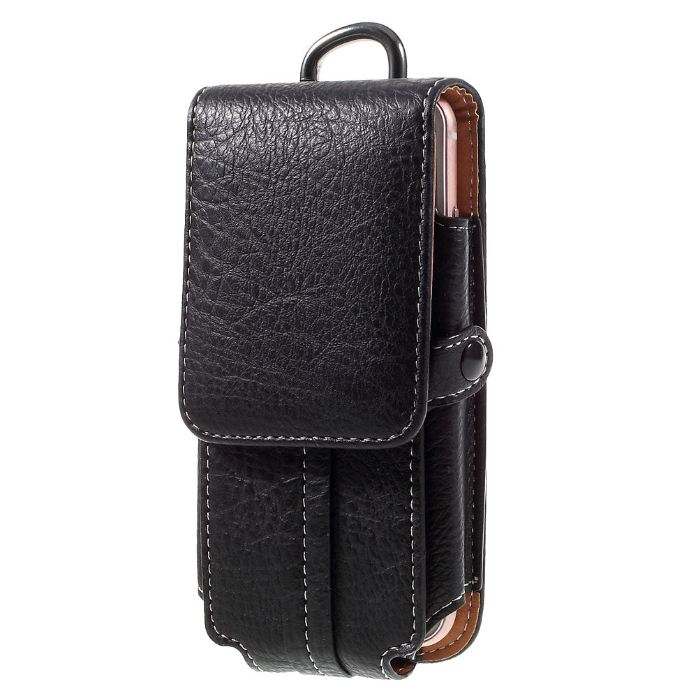 Outdoor Camping Hiking Waist Bag Pouch for iPhone 7 6s, Size: 150x80x15mm - Black