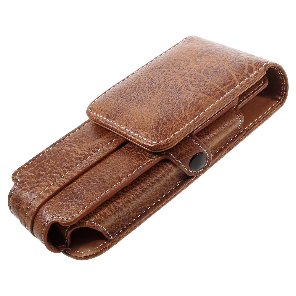 Outdoor Camping Hiking Waist Pouch Bag for iPhone 7 6s, Size: 150x80x15mm - Brown