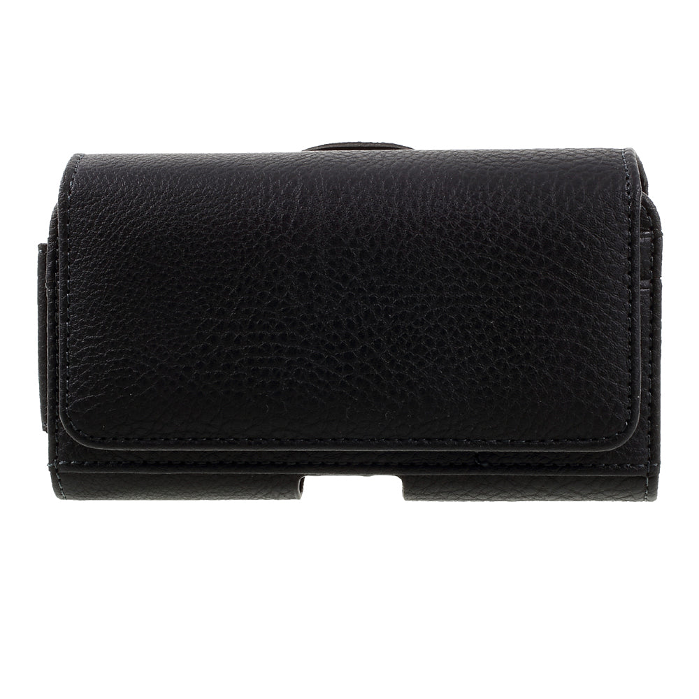 Litchi Texture PU Leather Pouch Case Holster with Belt Clip for iPhone 8 7 /Samsung Galaxy S4, Size: 140 x 80 x 30mm