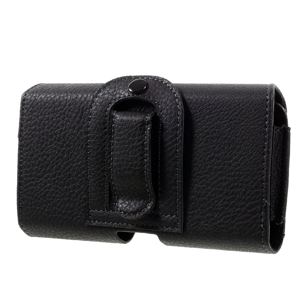 Litchi Texture PU Leather Pouch Case Holster with Belt Clip for iPhone 8 7 /Samsung Galaxy S4, Size: 140 x 80 x 30mm