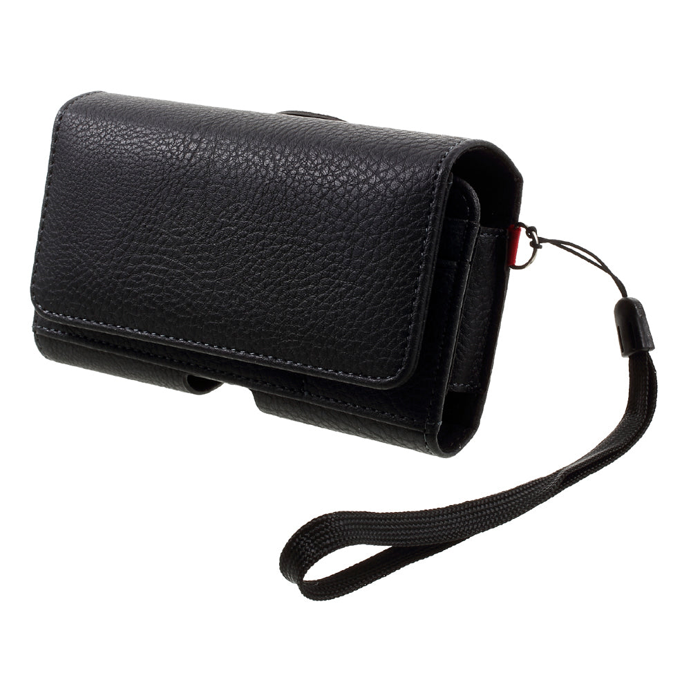 Litchi Texture PU Leather Pouch Case Holster with Belt Clip for iPhone 8 7 /Samsung Galaxy S4, Size: 140 x 80 x 30mm