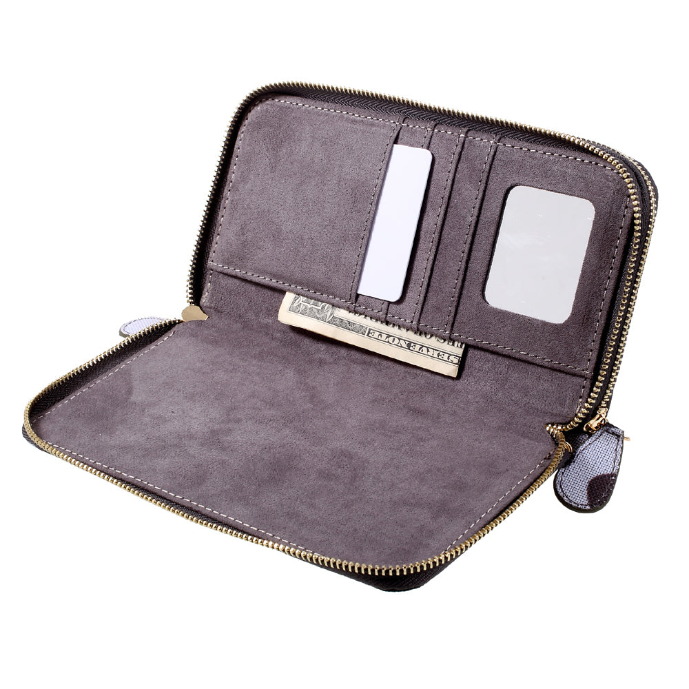 Handbag Style Leather Pouch Case for iPhone 8/7/6s/6, Size: 141 x 70mm - Camo Pattern / Grey