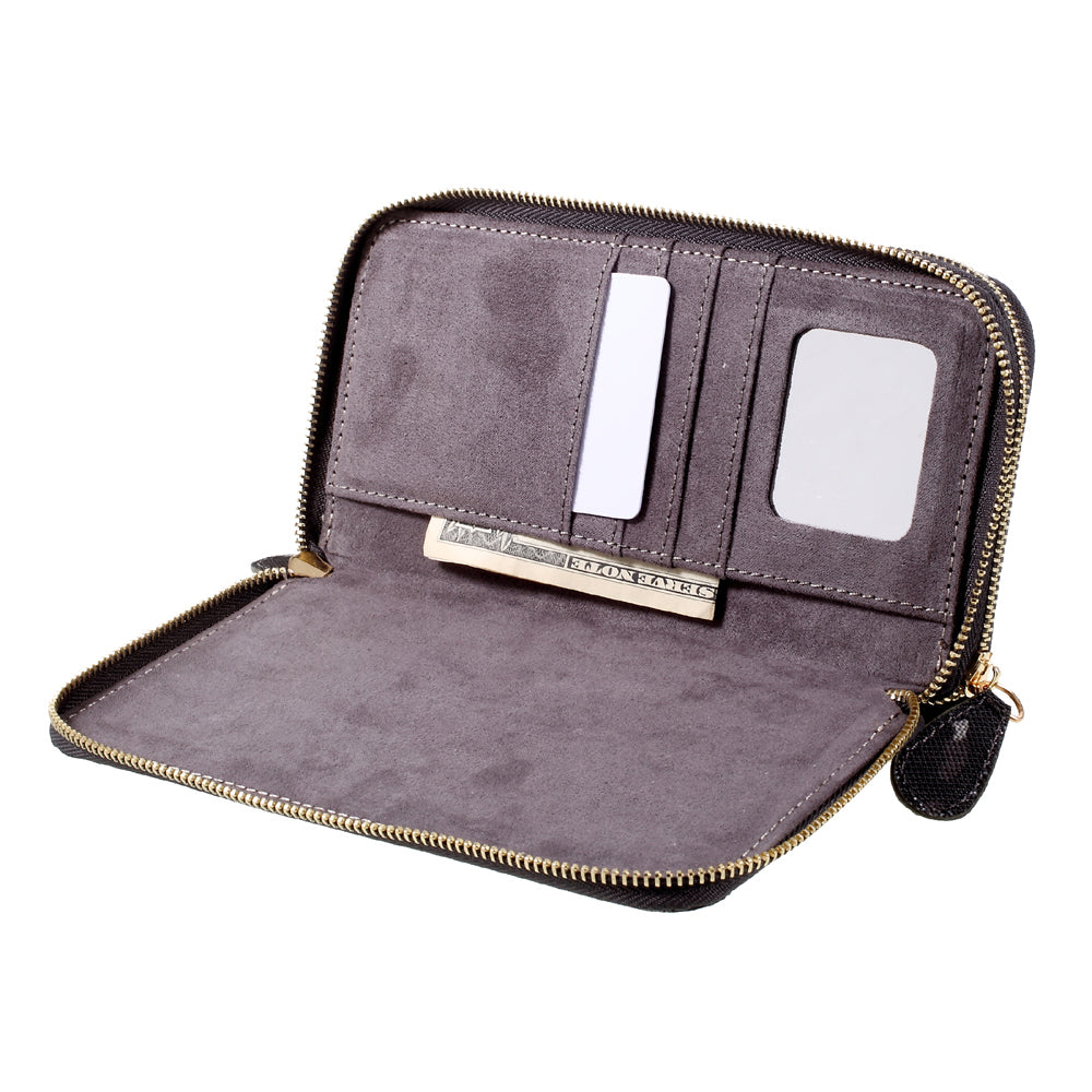 PU Leather Pouch with Hand Strap for iPhone 8/7/6s/6, Size: 141 x 70mm - Camo Pattern / Army Green