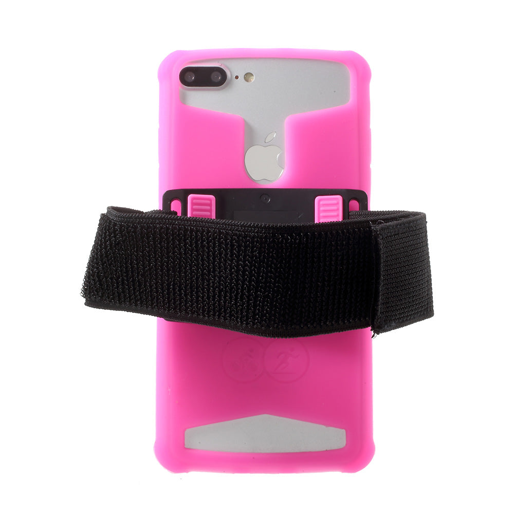 4.0-4.2inch Noctilucent Sports Armband Case for iPhone 5 / 5c / 5s etc - Rose