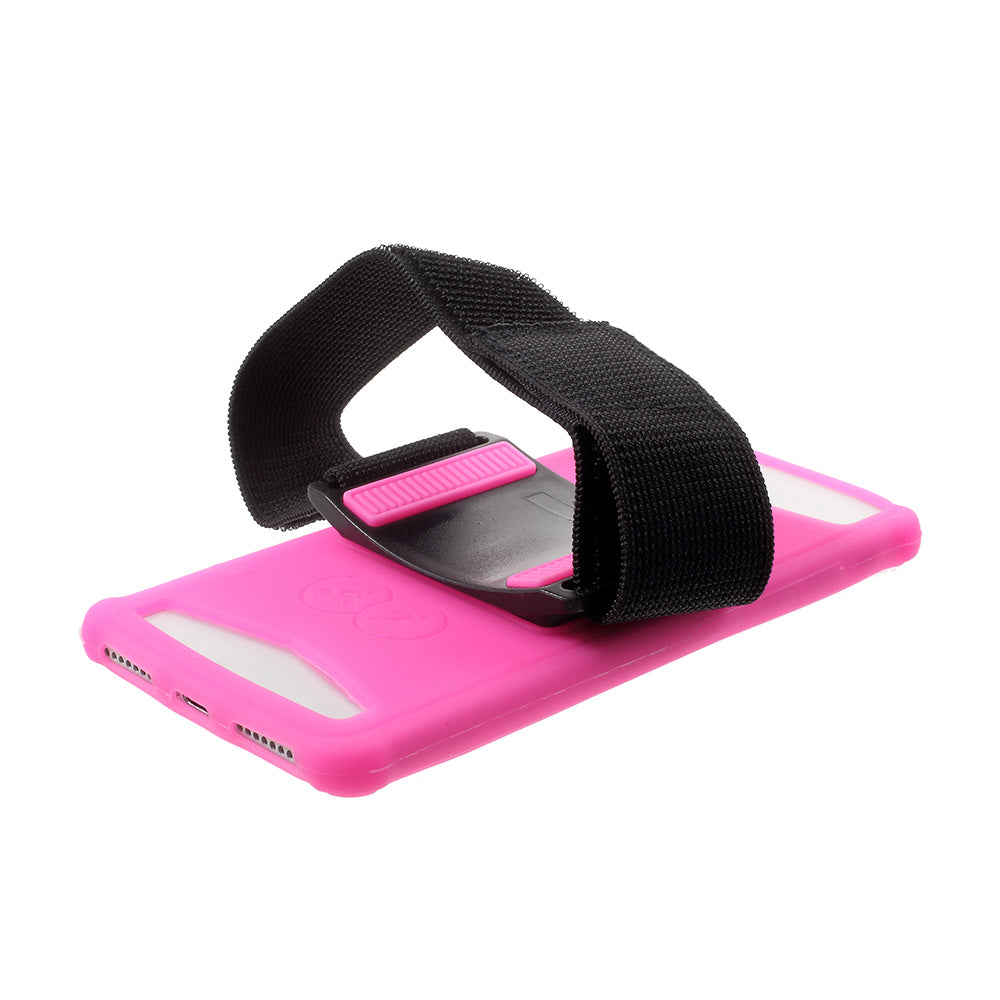 4.0-4.2inch Noctilucent Sports Armband Case for iPhone 5 / 5c / 5s etc - Rose
