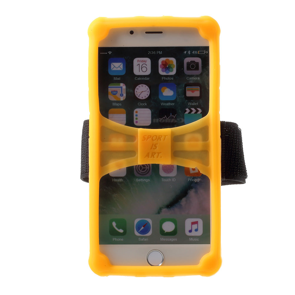 4.0-4.2inch Noctilucent Sports Armband Casing for iPhone 5 / 5c / 5s etc - Orange
